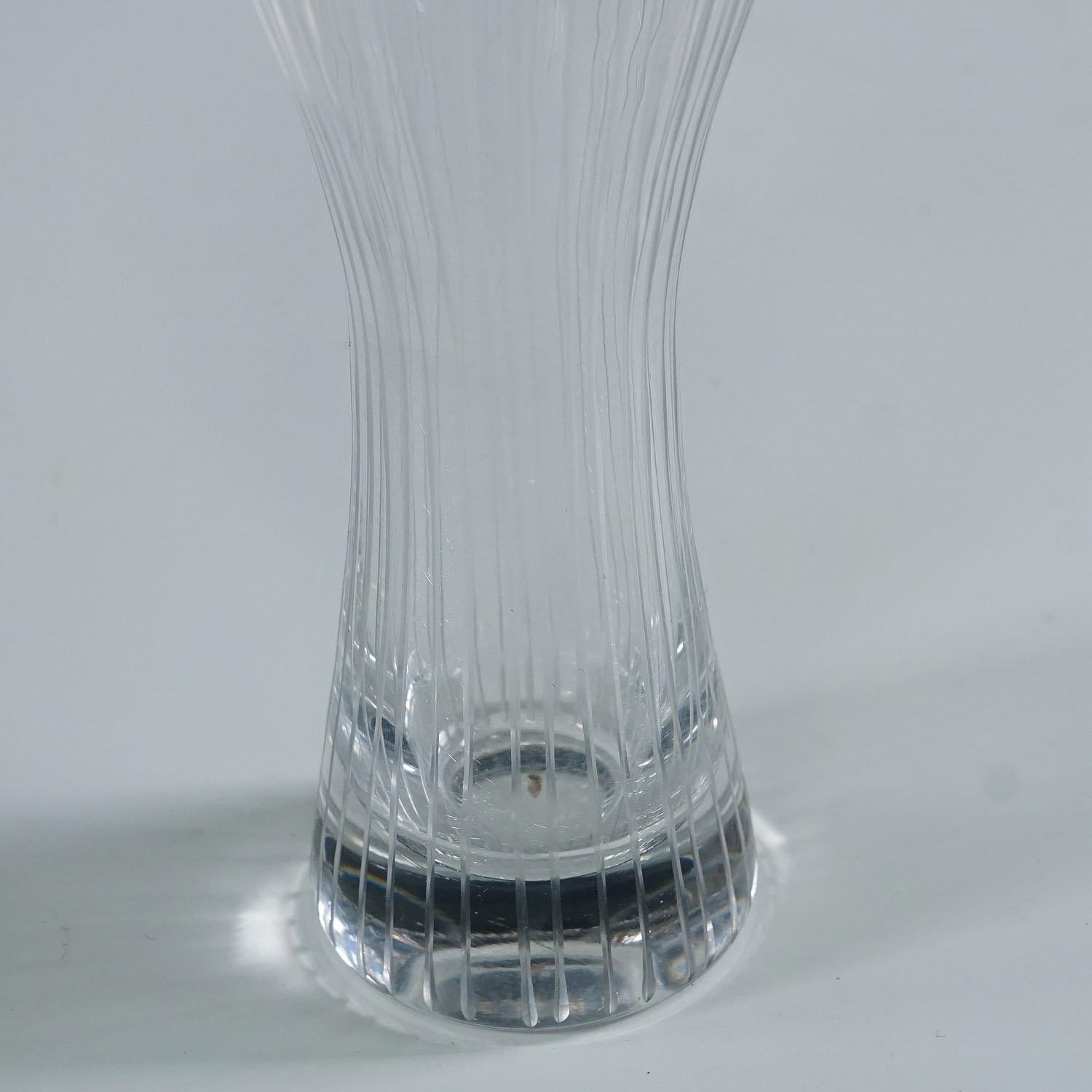 Finlandais Vase en verre d'art Varsanjalka de Tapio Wirkkala pour Iittala 1956 en vente