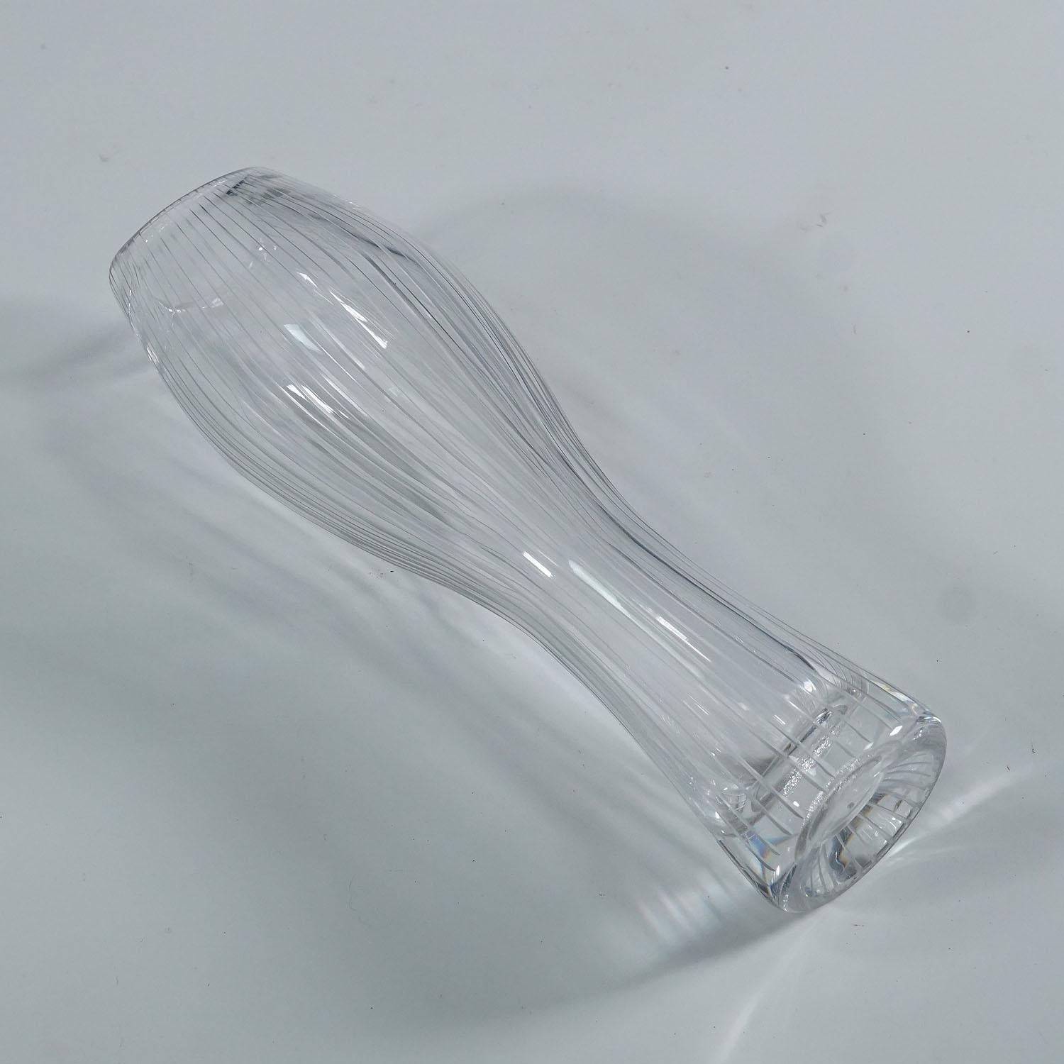 Vase en verre d'art Varsanjalka de Tapio Wirkkala pour Iittala 1956 Bon état - En vente à Berghuelen, DE