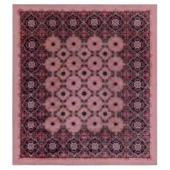 Vintage Art Nouveau Amsterdam School Rug (c. 1915) Attributed To K.P.C. De Bazel