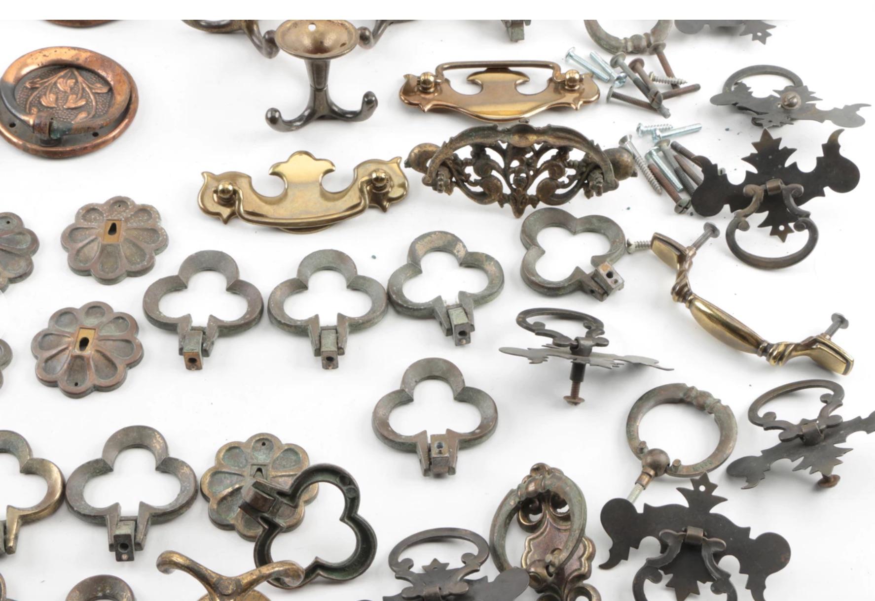 art nouveau cabinet hardware