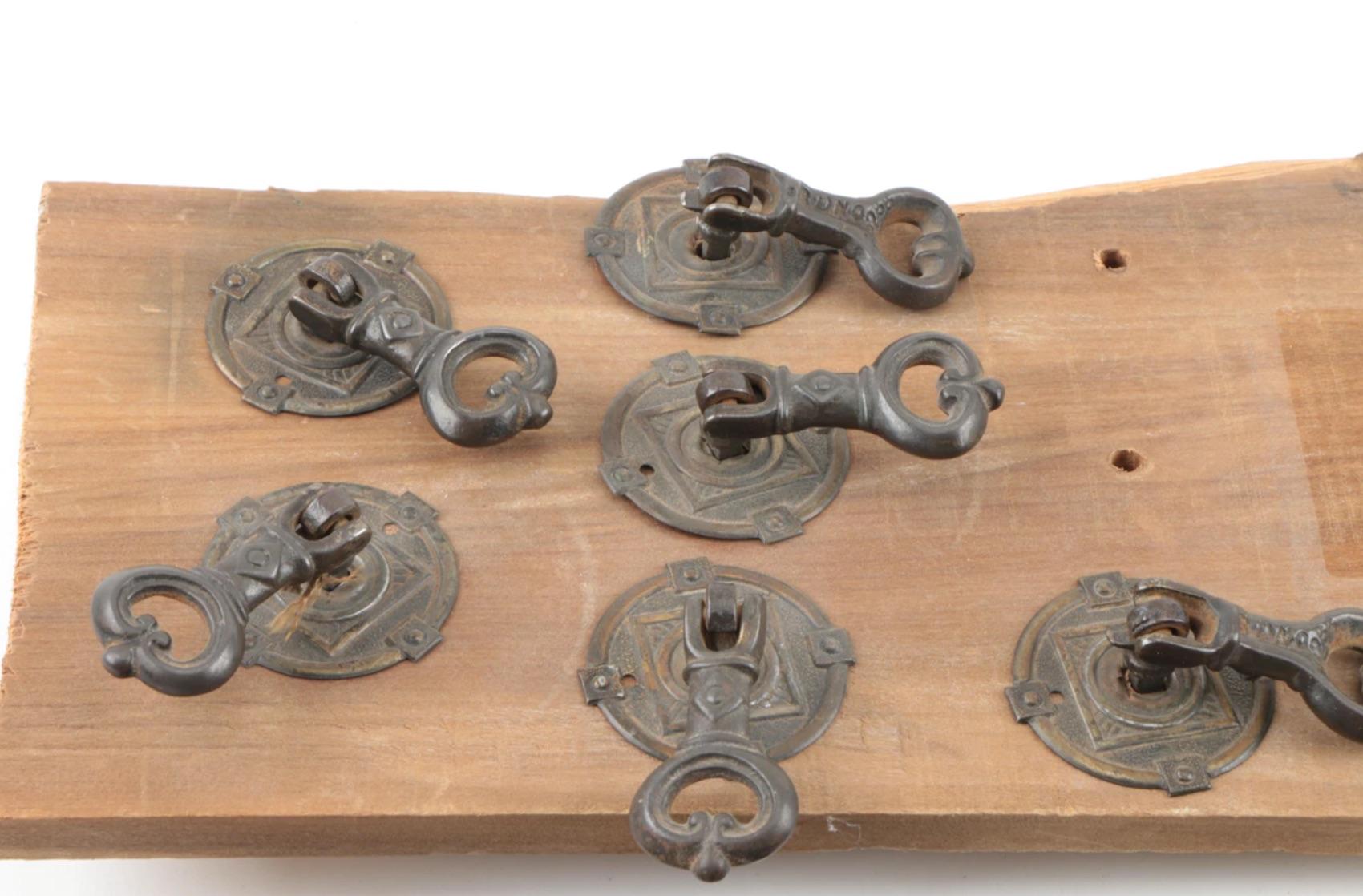 art nouveau drawer pulls