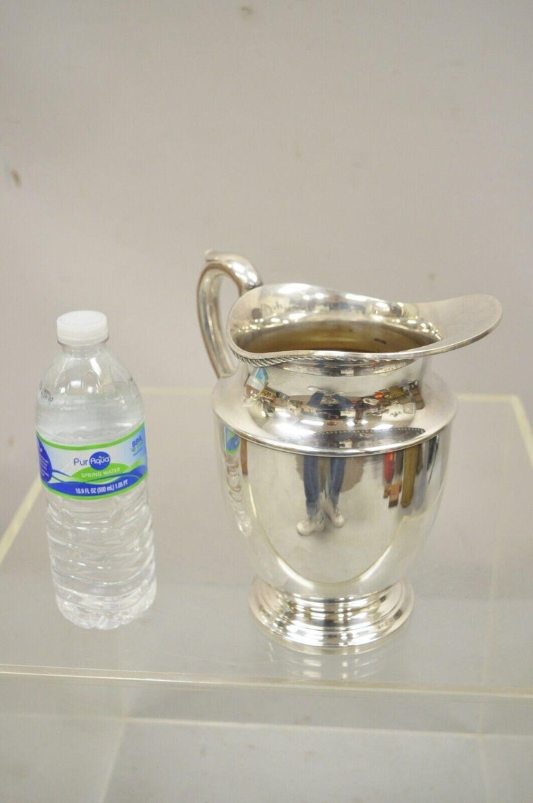 Vintage Art S. Co SPC 221 Silver Plated Regency Style Water Pitcher For