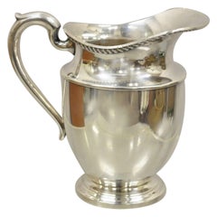 Vintage Art S. Co SPC 221 Silver Plated Regency Style Water Pitcher