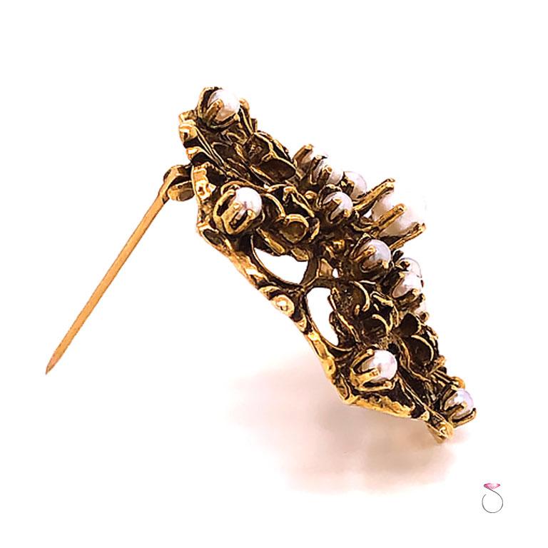 antique filigree brooch