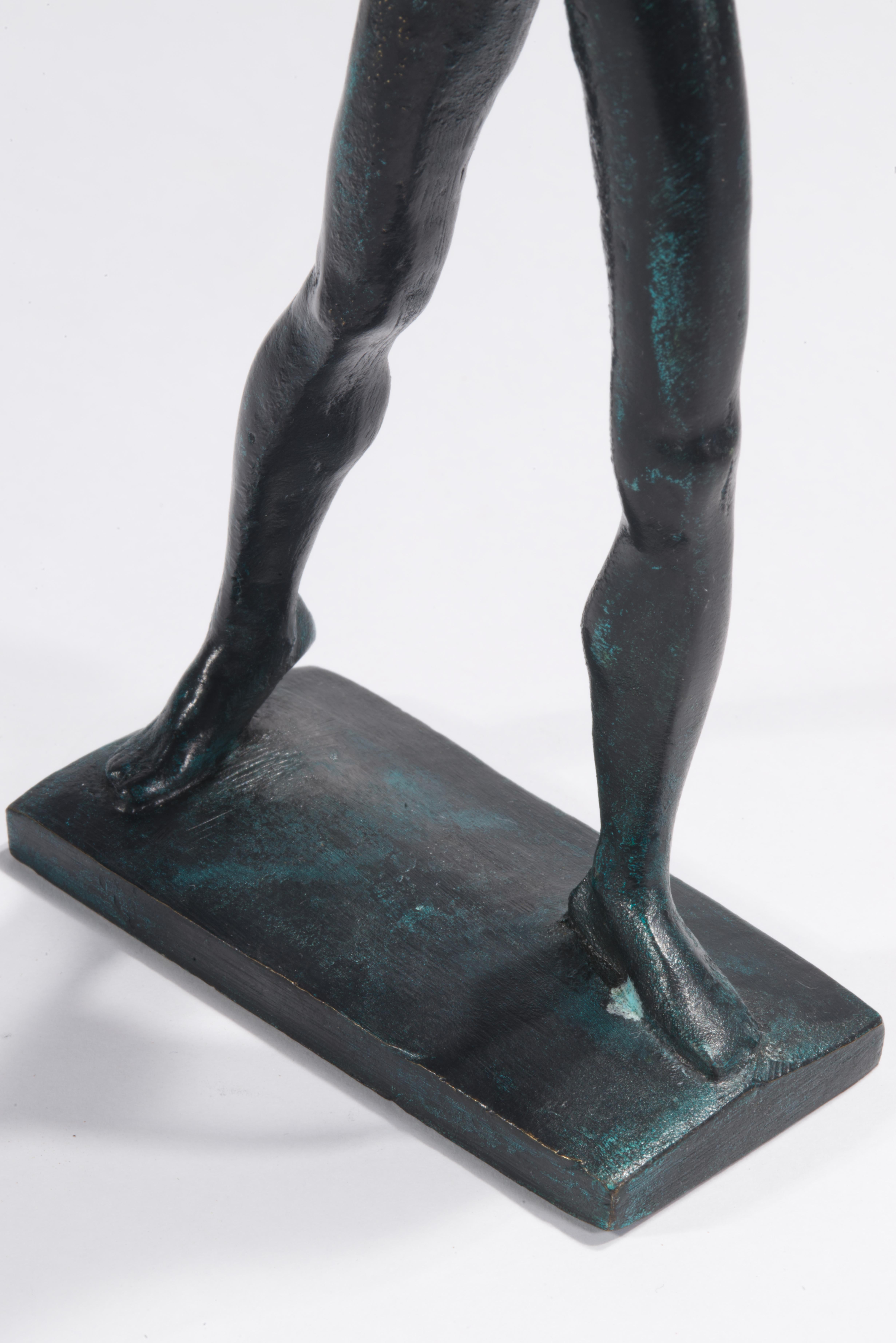 XX secolo Scultura greca d'epoca in bronzo di Artemision, Zeus o Poseidon in vendita