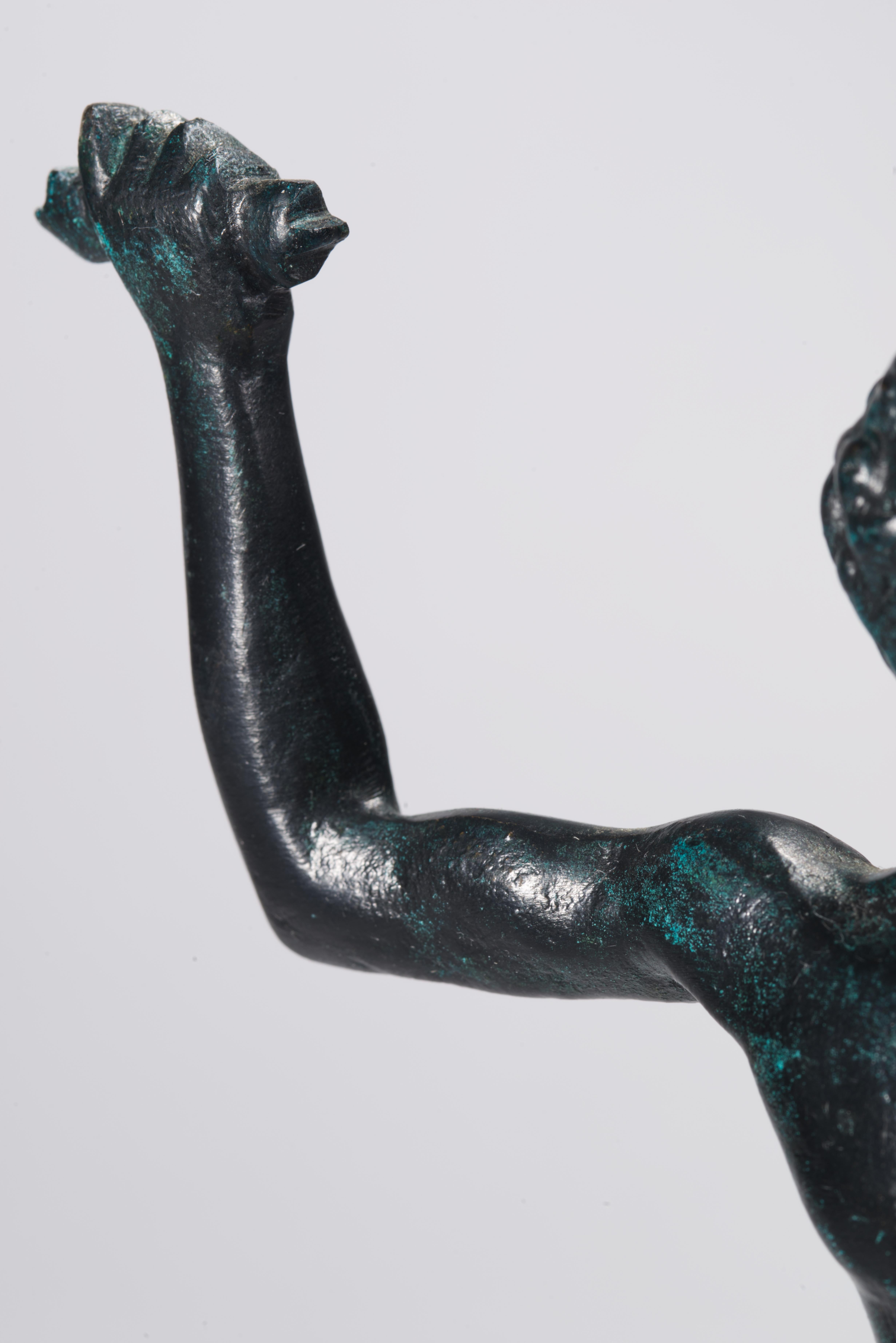 Bronzo Scultura greca d'epoca in bronzo di Artemision, Zeus o Poseidon in vendita
