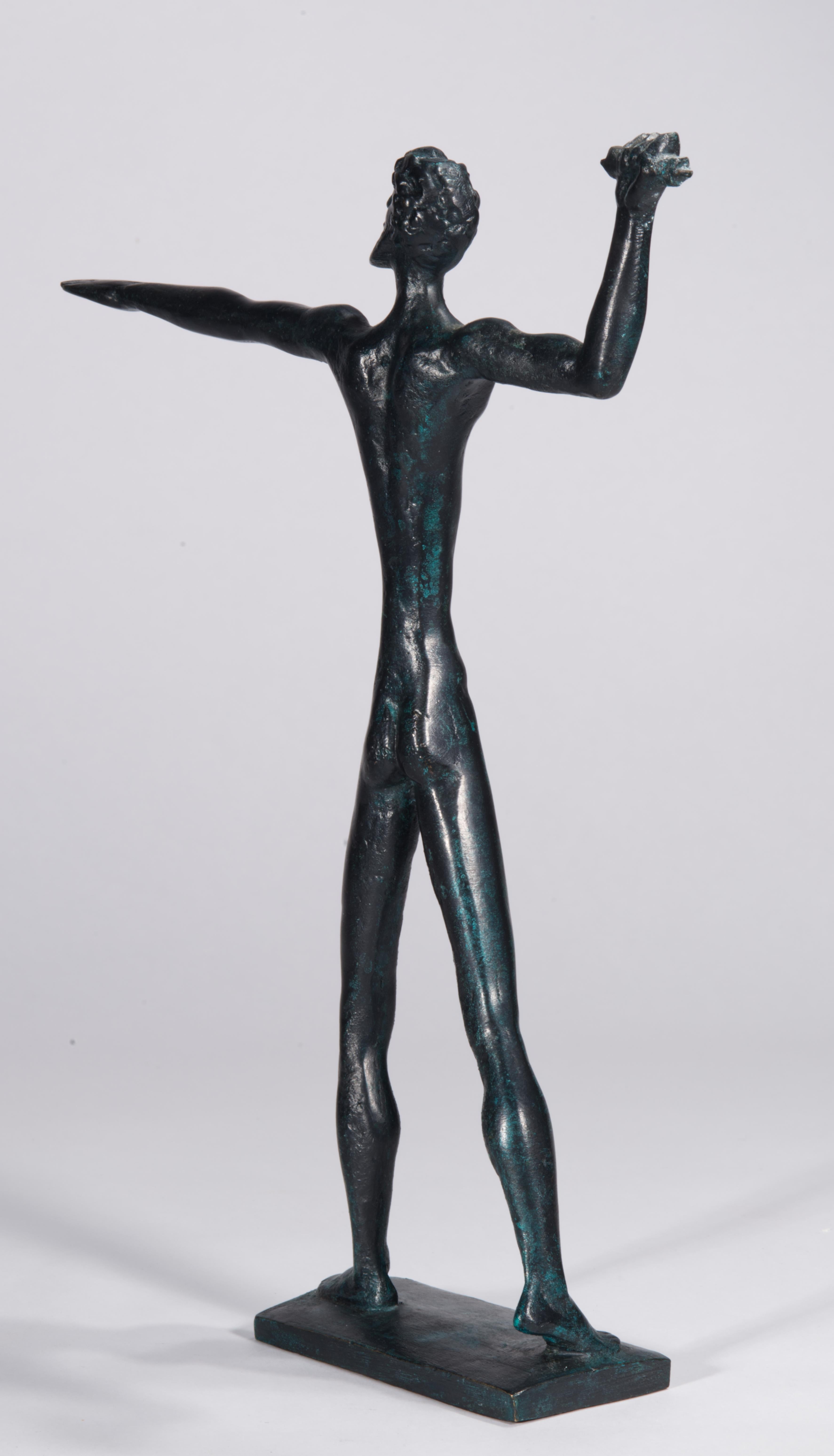 Scultura greca d'epoca in bronzo di Artemision, Zeus o Poseidon in vendita 1