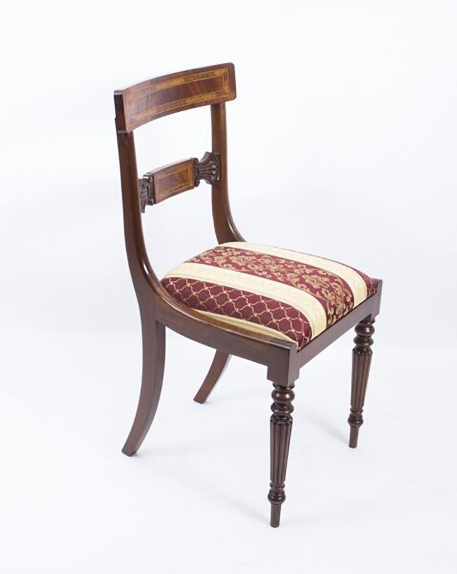 Vintage Arthur Brett Two Pillar Mahogany Dining Table & 12 Chairs 20th Century 13