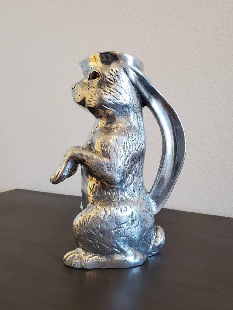 Vintage Arthur Court Bunny Rabbit Pitcher For Sale at 1stDibs