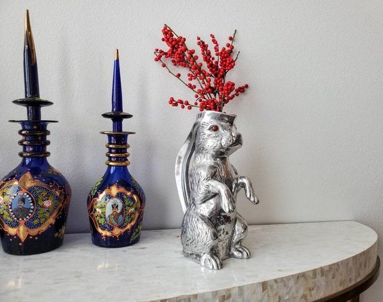 Vintage Arthur Court Bunny Rabbit Pitcher For Sale at 1stDibs