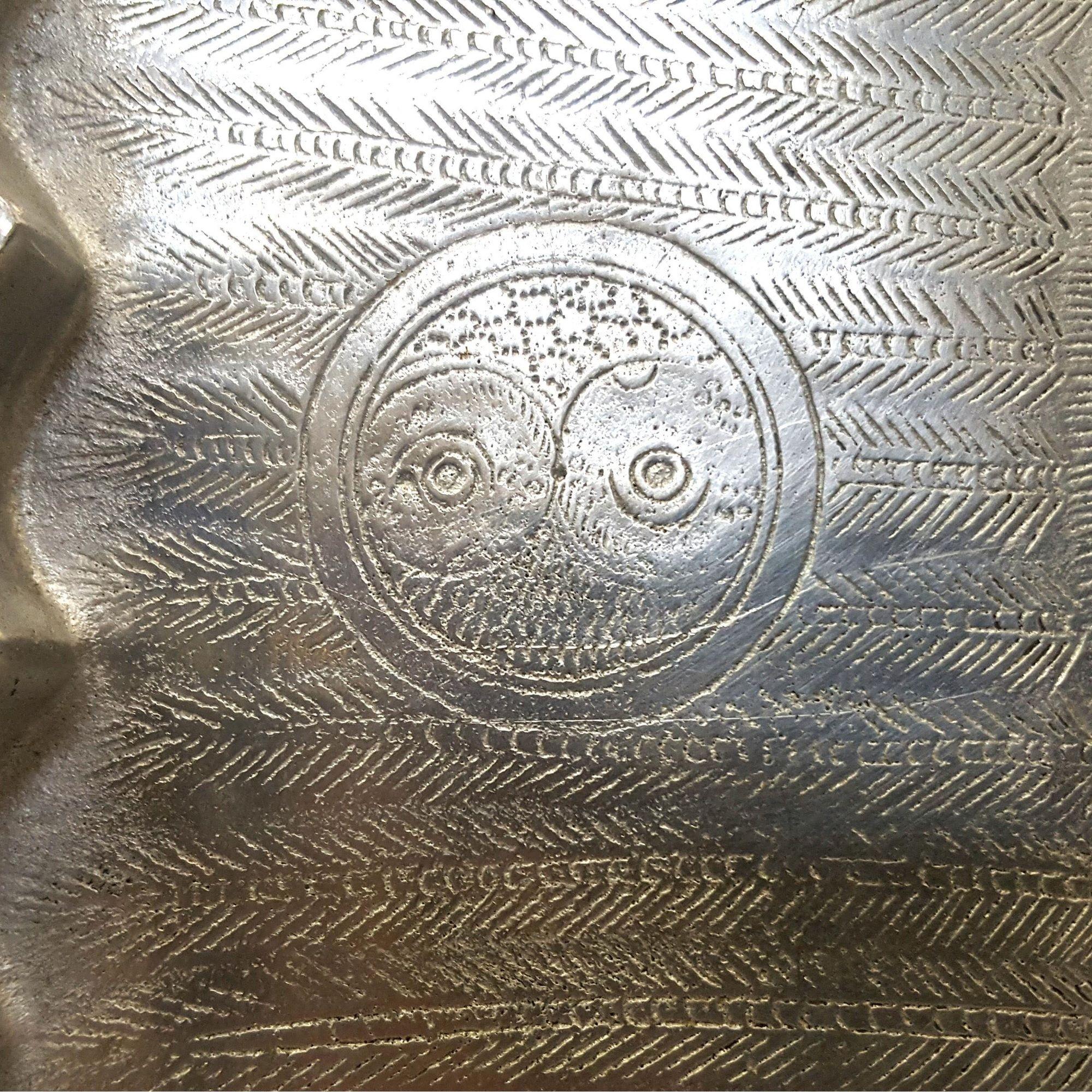 Late 20th Century Vintage Arthur Court Large Aluminum Fish Serving Platter Circa 1975 For Sale