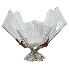 Ciotola vintage in peltro e plexi Arthur Court