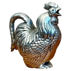 Vintage Arthur Court Pewter Rooster Pitcher