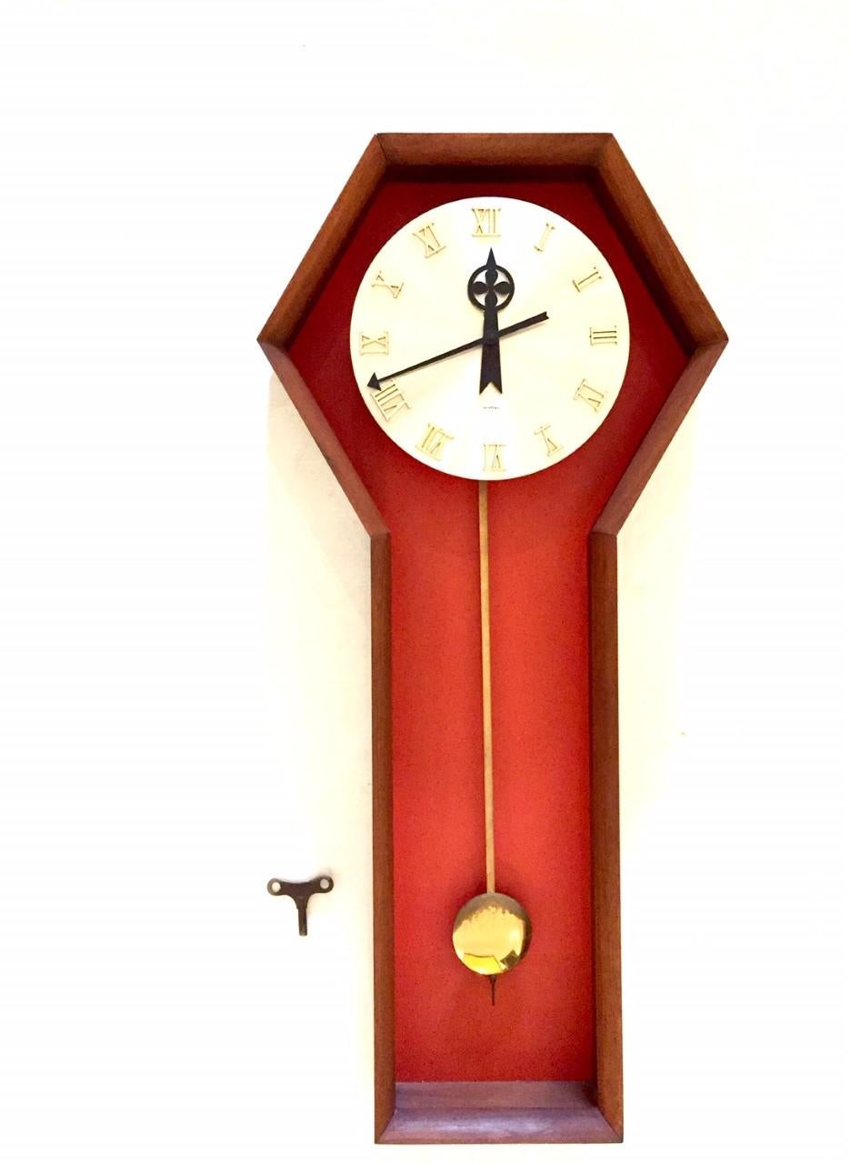 Nord-américain Vintage Arthur Umanoff  Horloge méridienne pour Howard Miller en vente