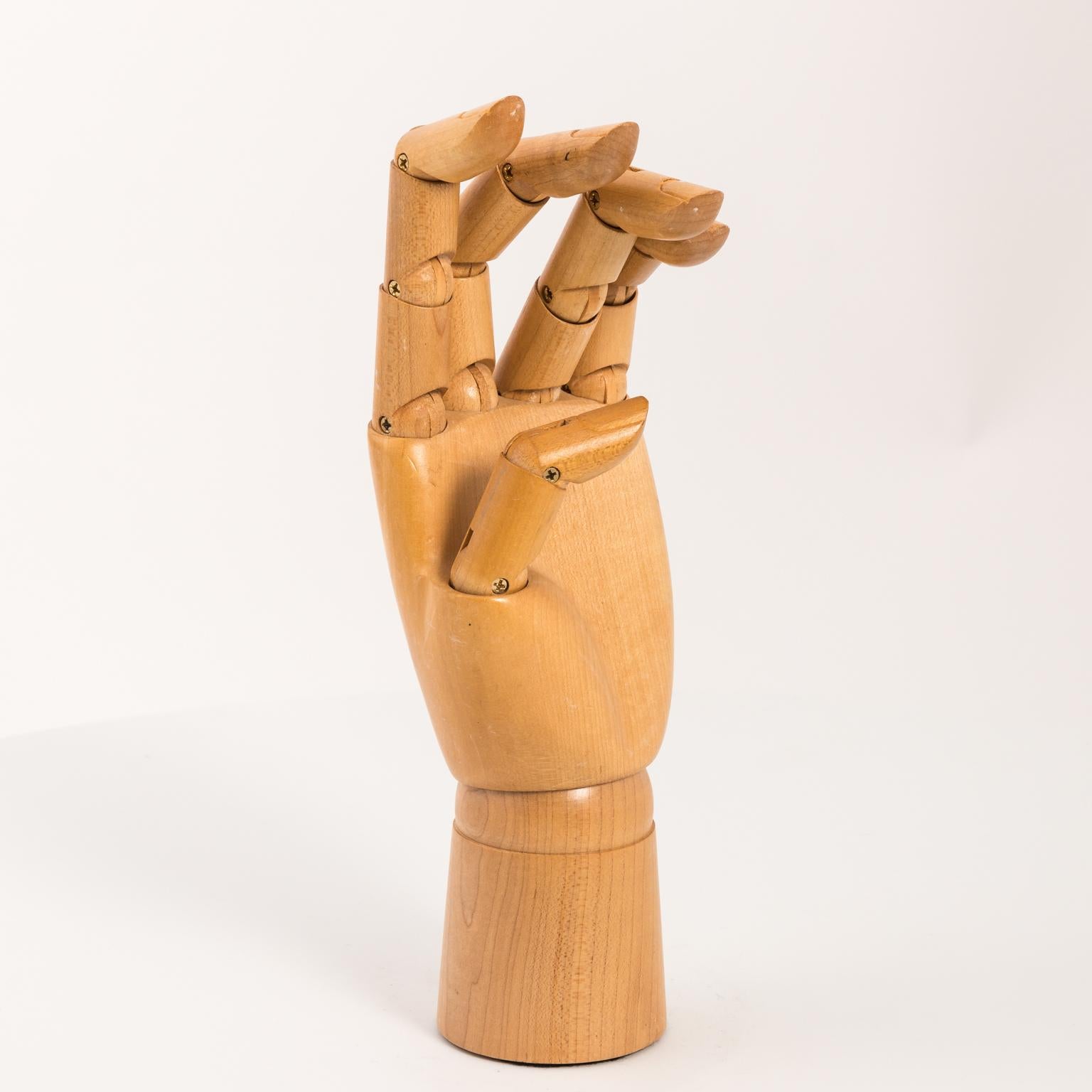 Vintage Articulated Wood Hands at 1stDibs articulated wooden hand