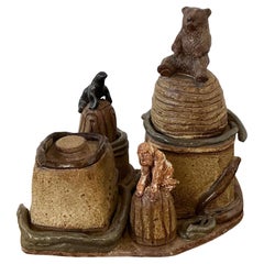 Vintage Artisan Made Studio Pottery Circus