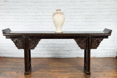 Vase en céramique artisanal vintage Pre Drilled To be Made into a Lamp (pré-couvert en lampe)