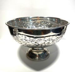 Vintage Artisanal Silver Urn