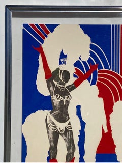 Vintage Artist Proof Print of Carnival by New York City Artist Bea Kreloff, 1975