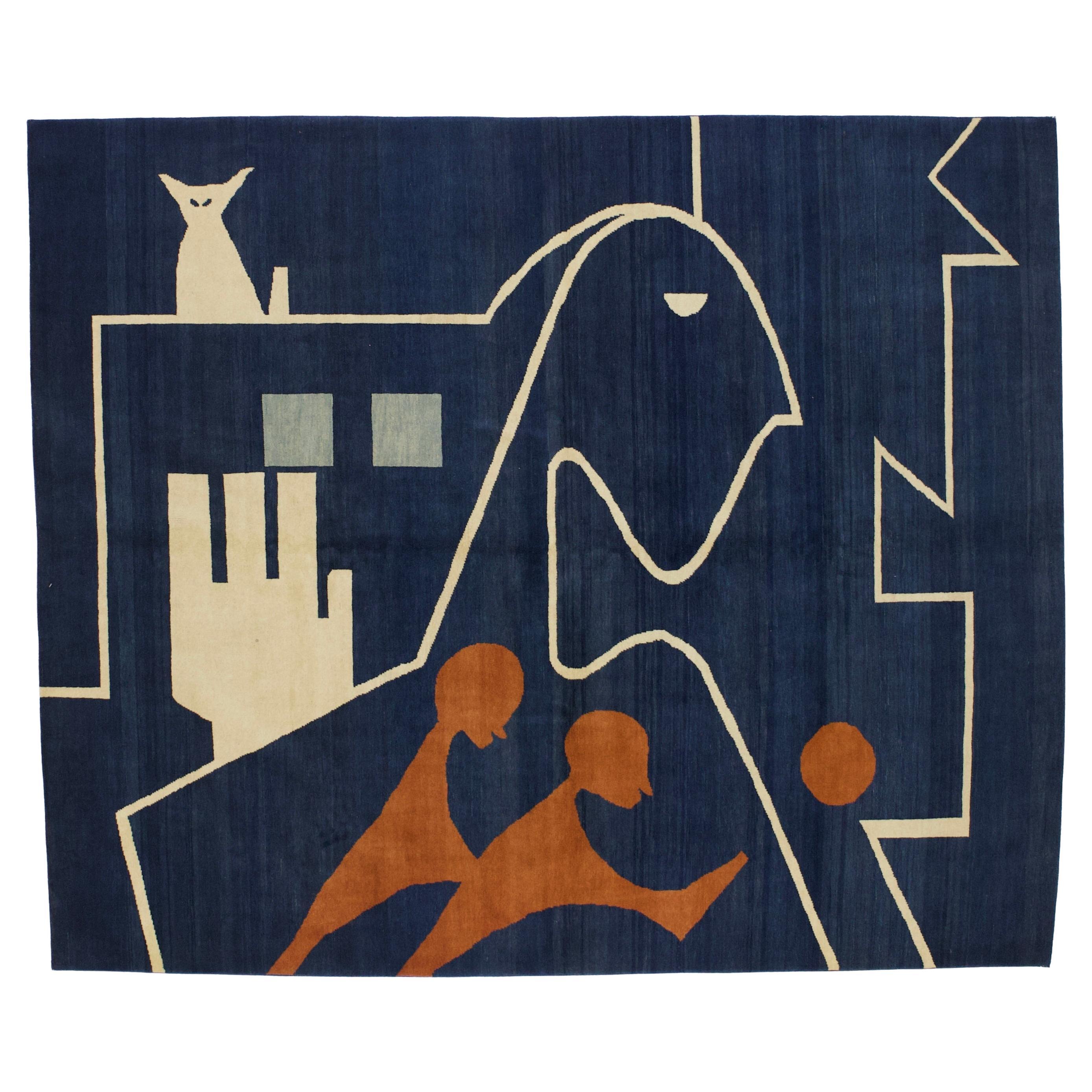 Tappeto Vintage Artistics (Kees Timmer) 6'7" x 7'10"
