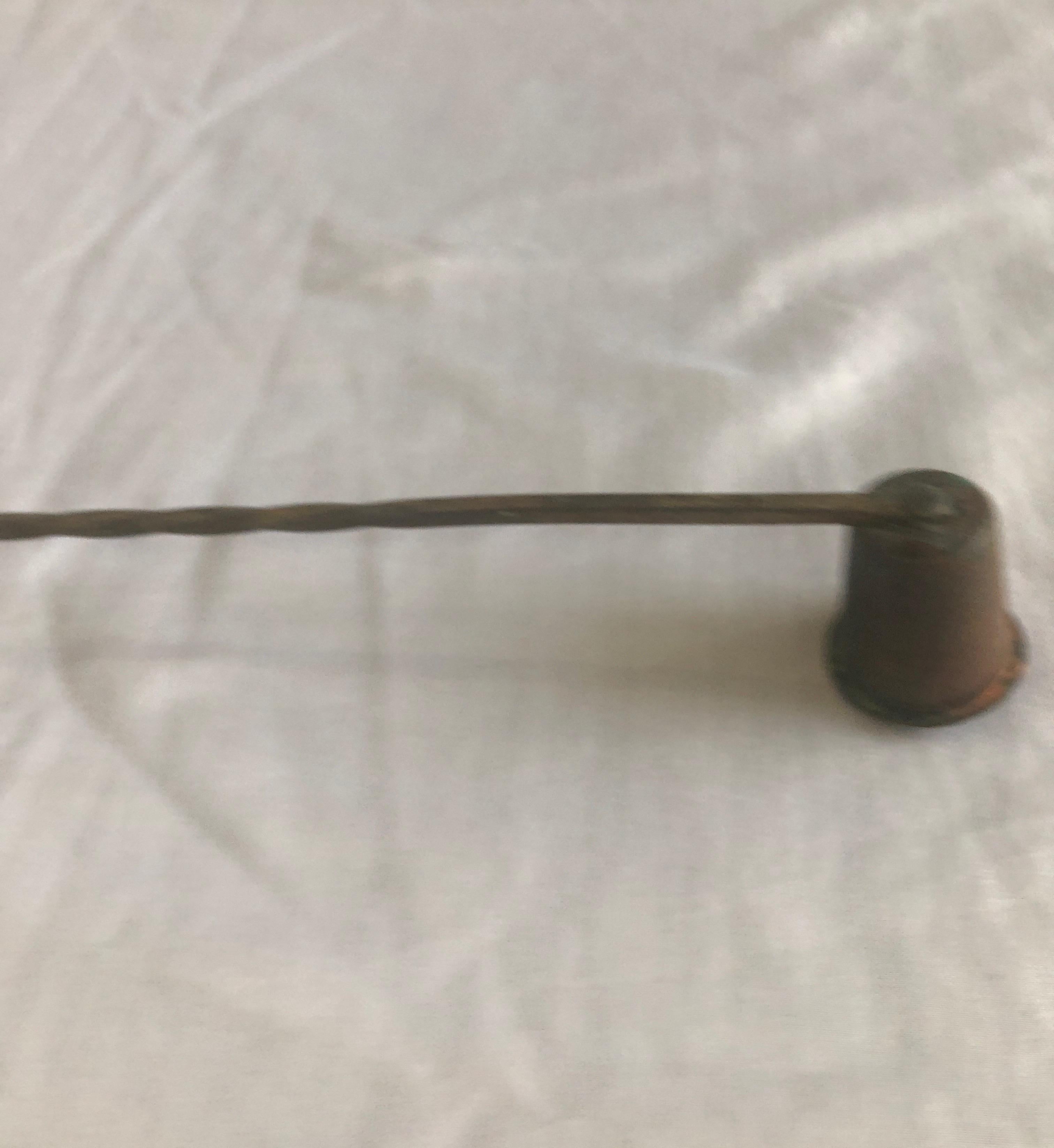 Vintage Arts and Crafts Style Copper Candle Snuffer at 1stDibs