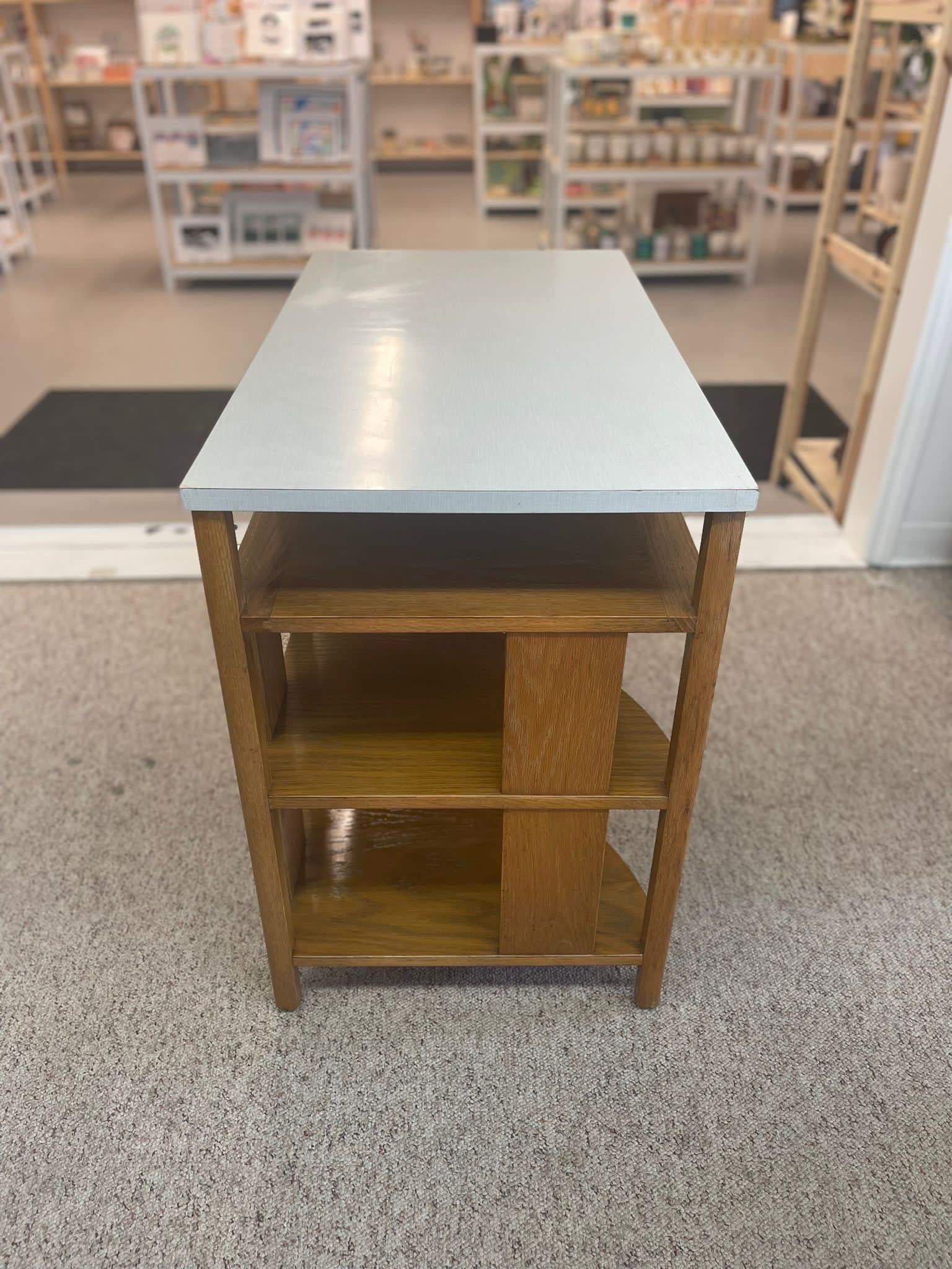 Vintage Arts and Crafts Style Desk by Hill-Rom Co In Good Condition For Sale In Seattle, WA