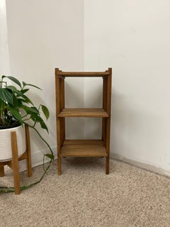 Vintage Arts and Crafts Three-Tier Shelf or Plant Stand