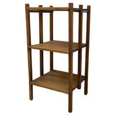 Vintage Arts and Crafts Three-Tier Shelf or Plant Stand
