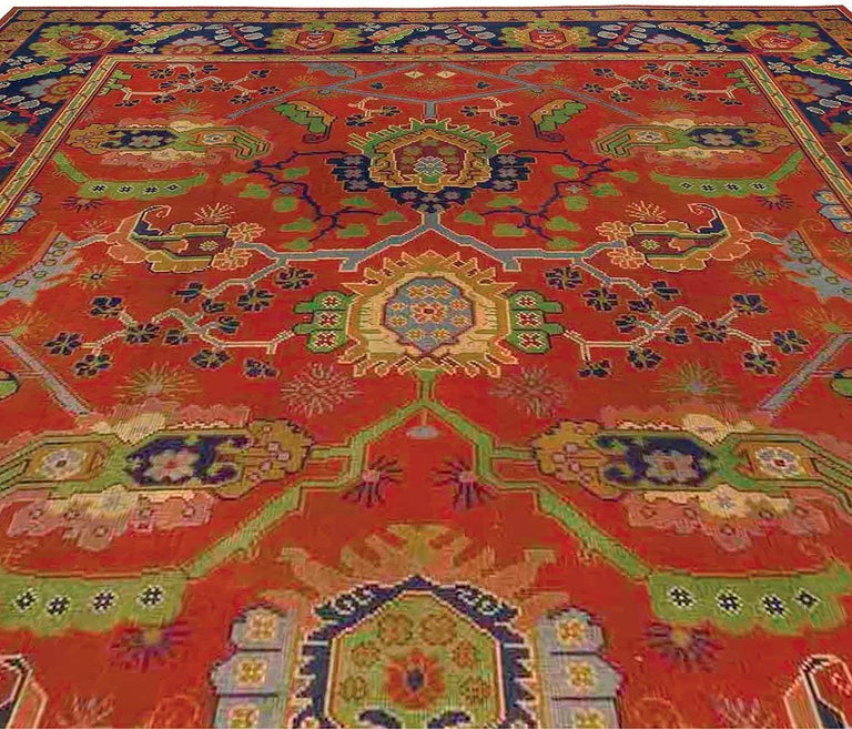Vintage Arts and Crafts Carpet Designed by Gavin Morton For Sale at 1stdibs