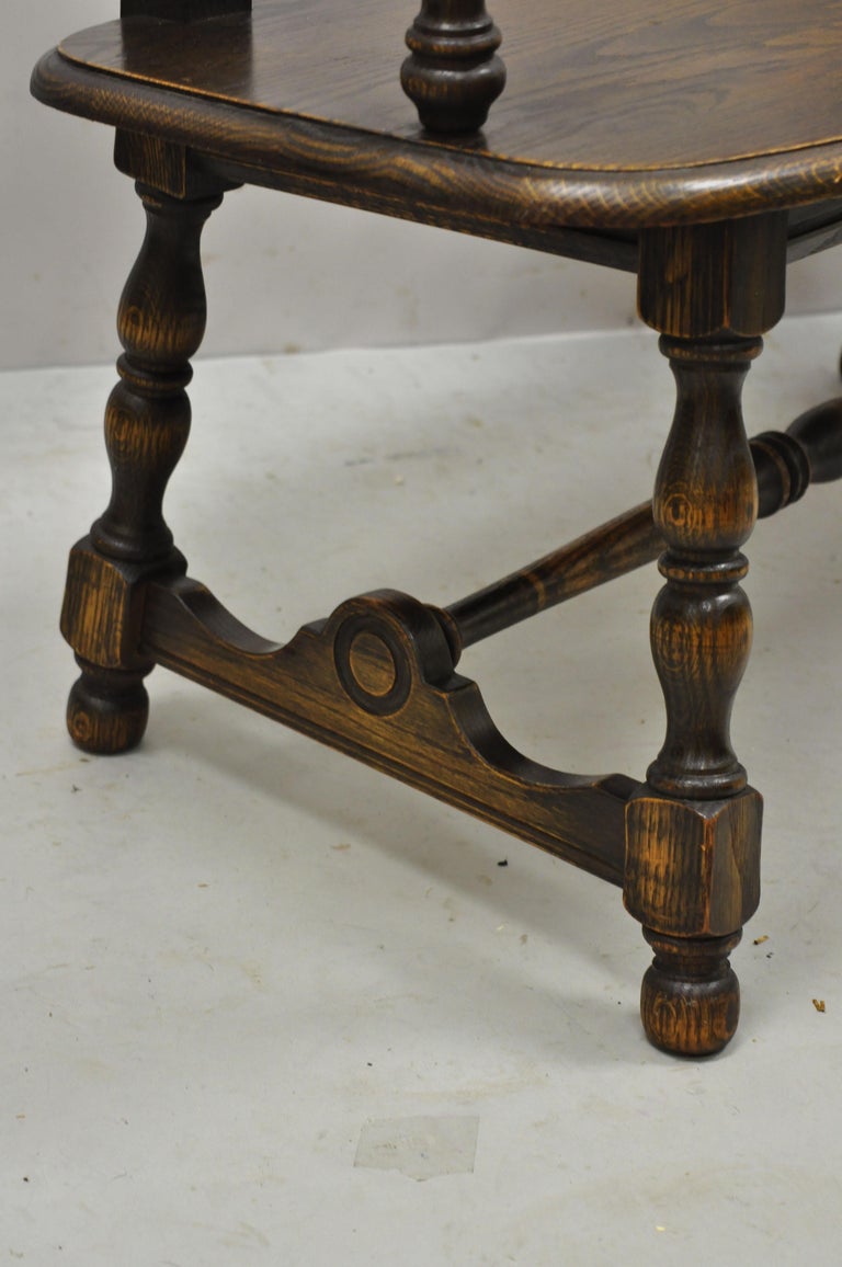 Vintage Arts and Crafts Jamestown Lounge Feudal Bench Romweber Viking