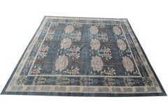 Vintage Arts & Crafts Rug Art Nouveau Rug William Morris Art Deco Rug 12x15