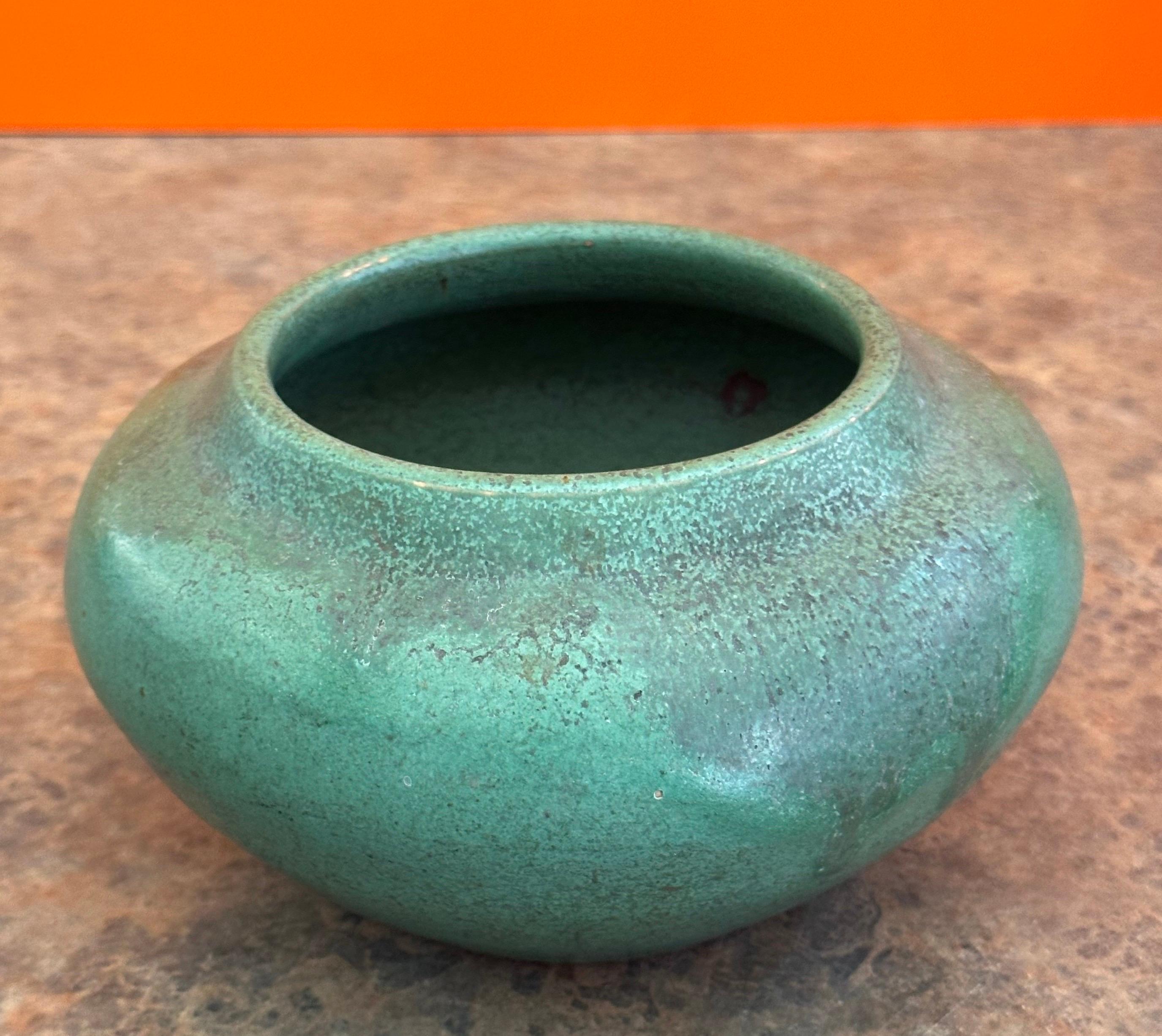 Vintage Arts & Crafts Studio Pottery Vase For Sale 1