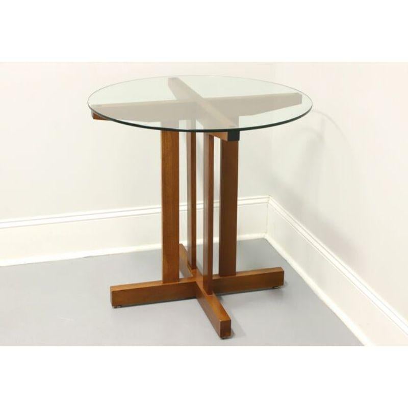 Arts and Crafts Arts & Crafts Style Glass Top Accent Table