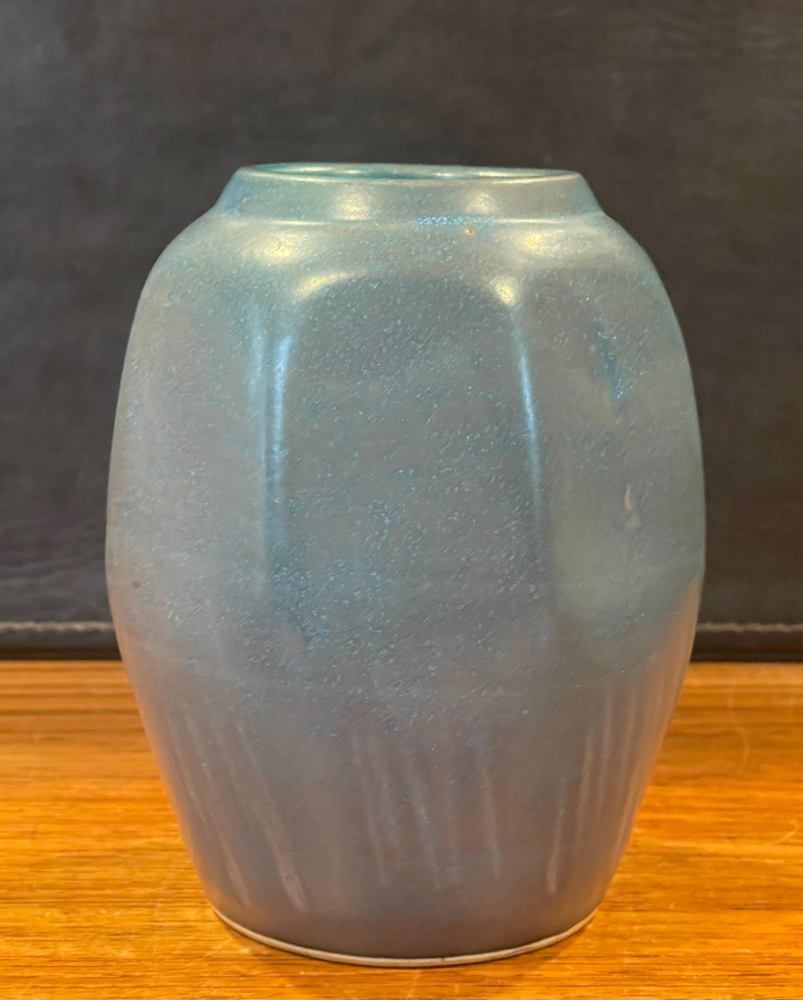 20th Century Vintage Arts & Crafts Style Pottery Vase For Sale