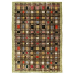 Vintage Arts & Crafts Zeki Muren Style Rug