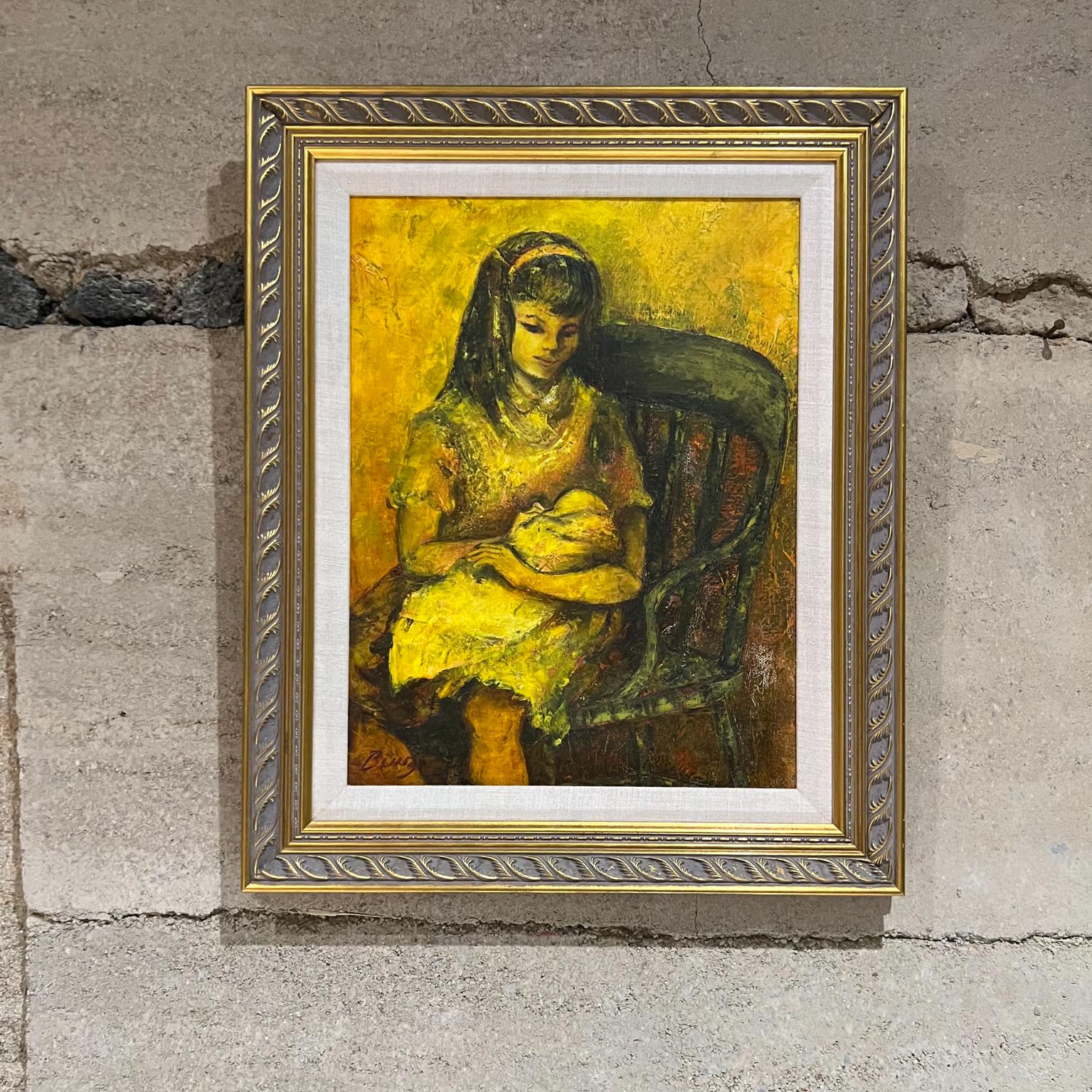 Vintage Artwork painting young mother with baby framed and signed
Measures: Frame 23.25 tall x 19.5 width x 1.5 depth Art 17.5 tall x 13.25
In the artistic style of Robert Philipp.
Signed art bottom left, hard to read.
Preowned Original vintage,