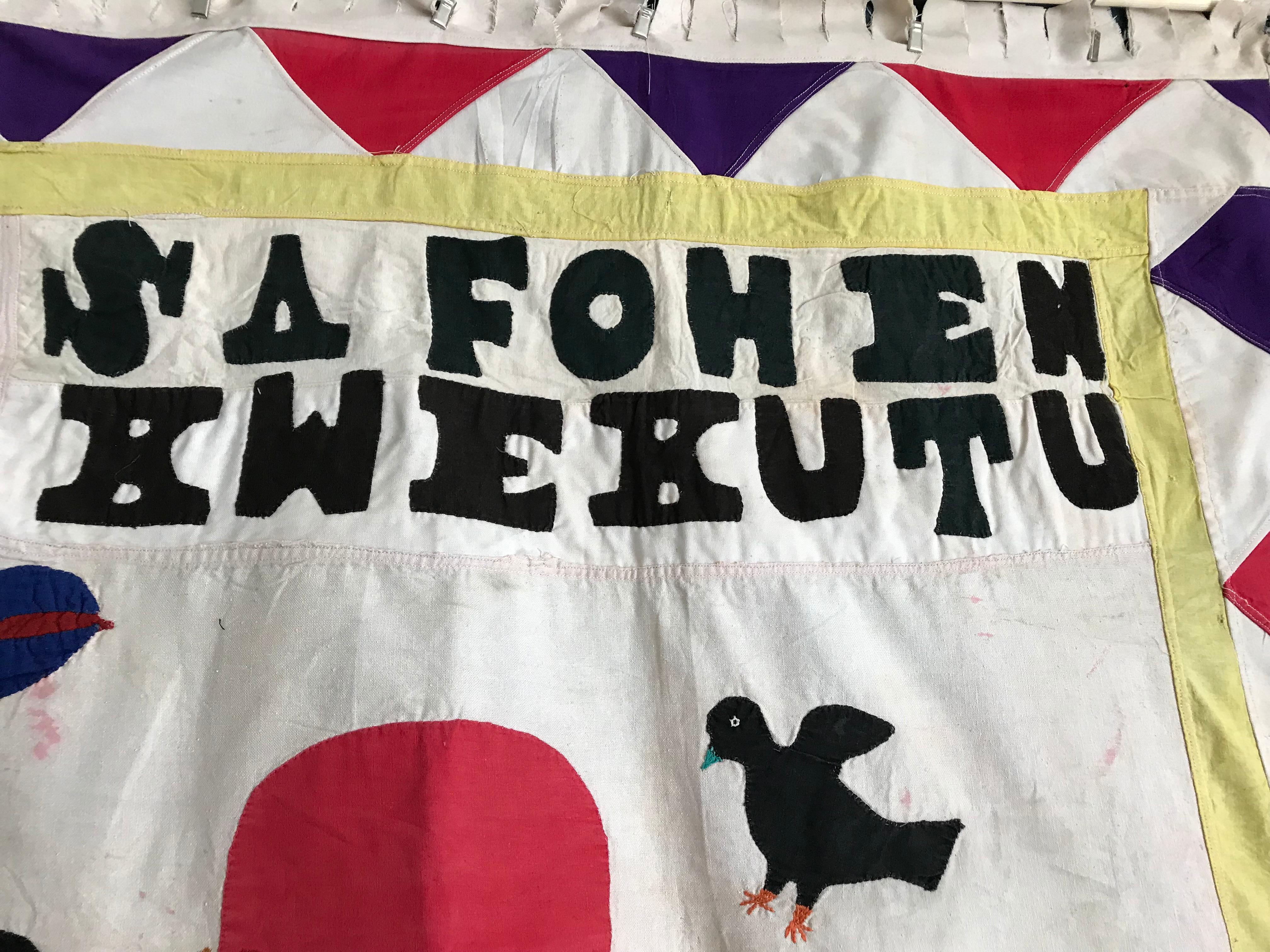 Ghanaian Vintage Asafo Flag