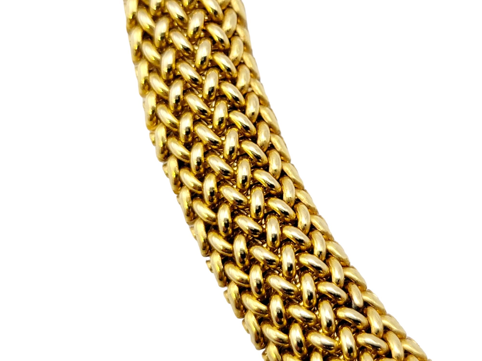 Collier vintage Asch Grossbardt en or avec mosaïque de pierres précieuses et incrustation de diamants Pour femmes en vente