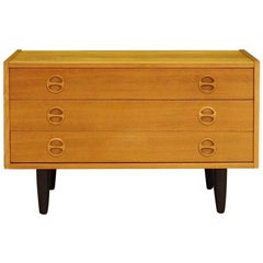 Vintage Ash Chest of Drawers Danish Design, 1960s Vintage Ash Chest of Drawers Danish Design, 1960s