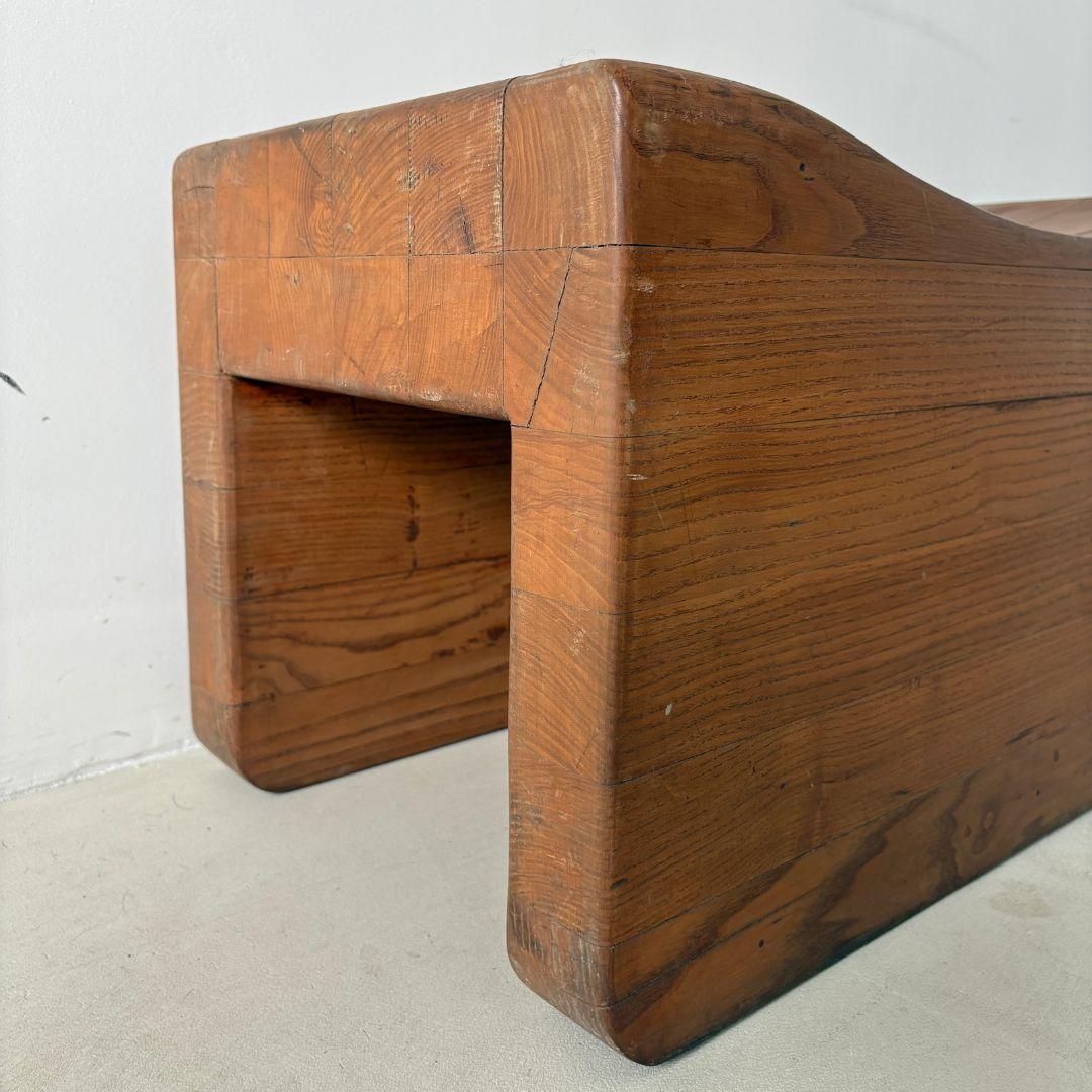 Scandinave moderne Tabouret vintage en frêne 