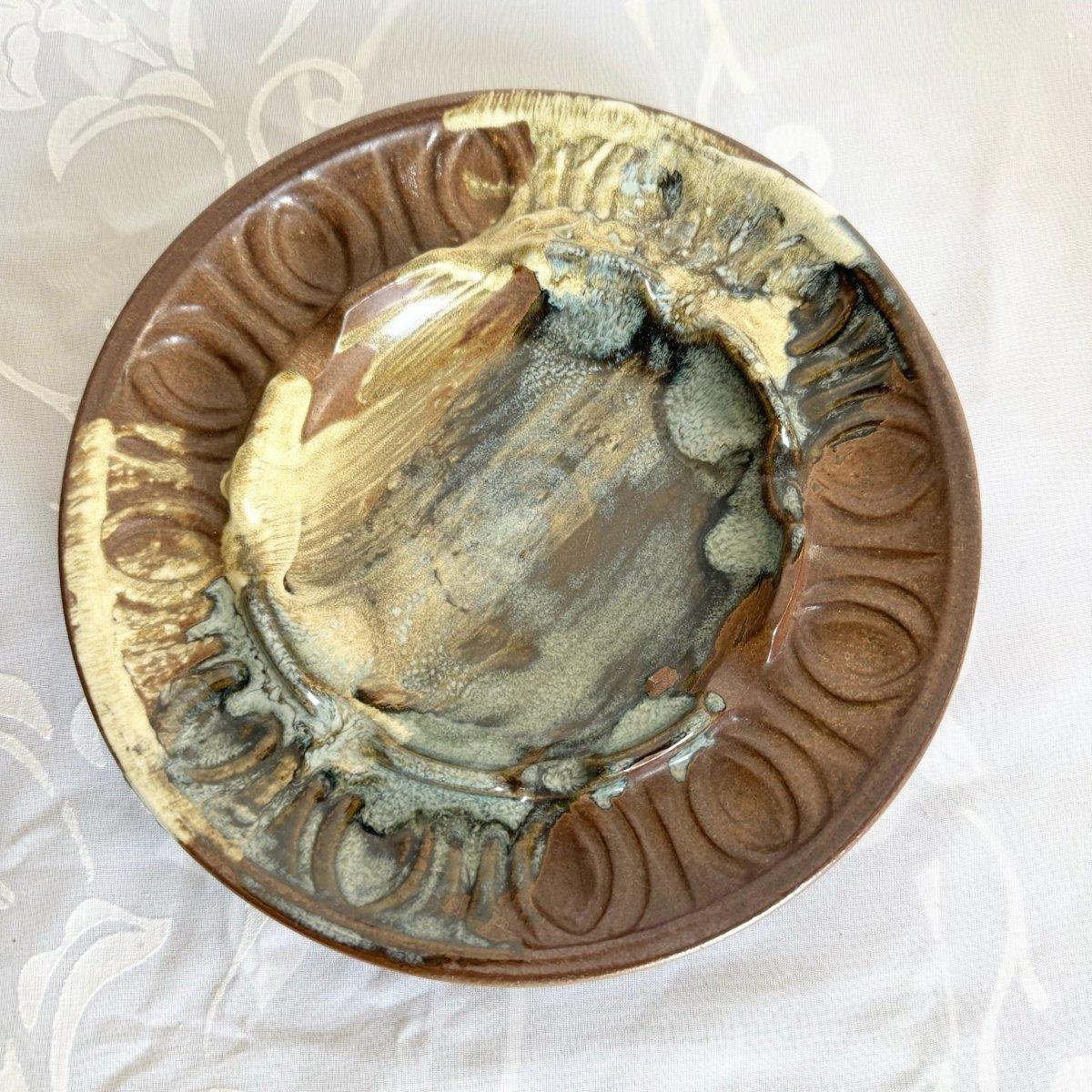 Vintage Ash Tray and Vase by Pottery Craft - 2 Pieces For Sale 3