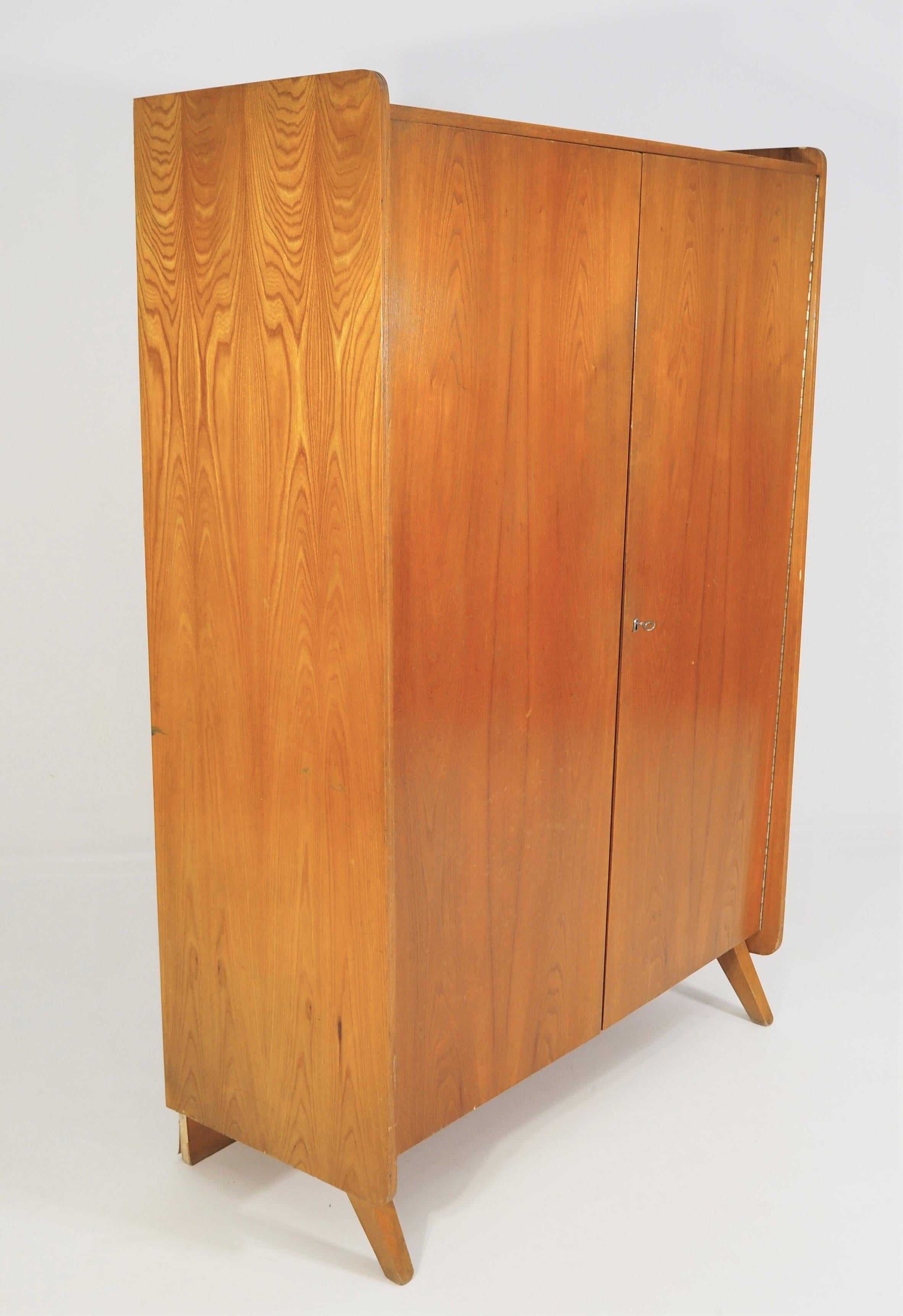 Vintage Ash Wardrobe Tatra, circa 1960s 1