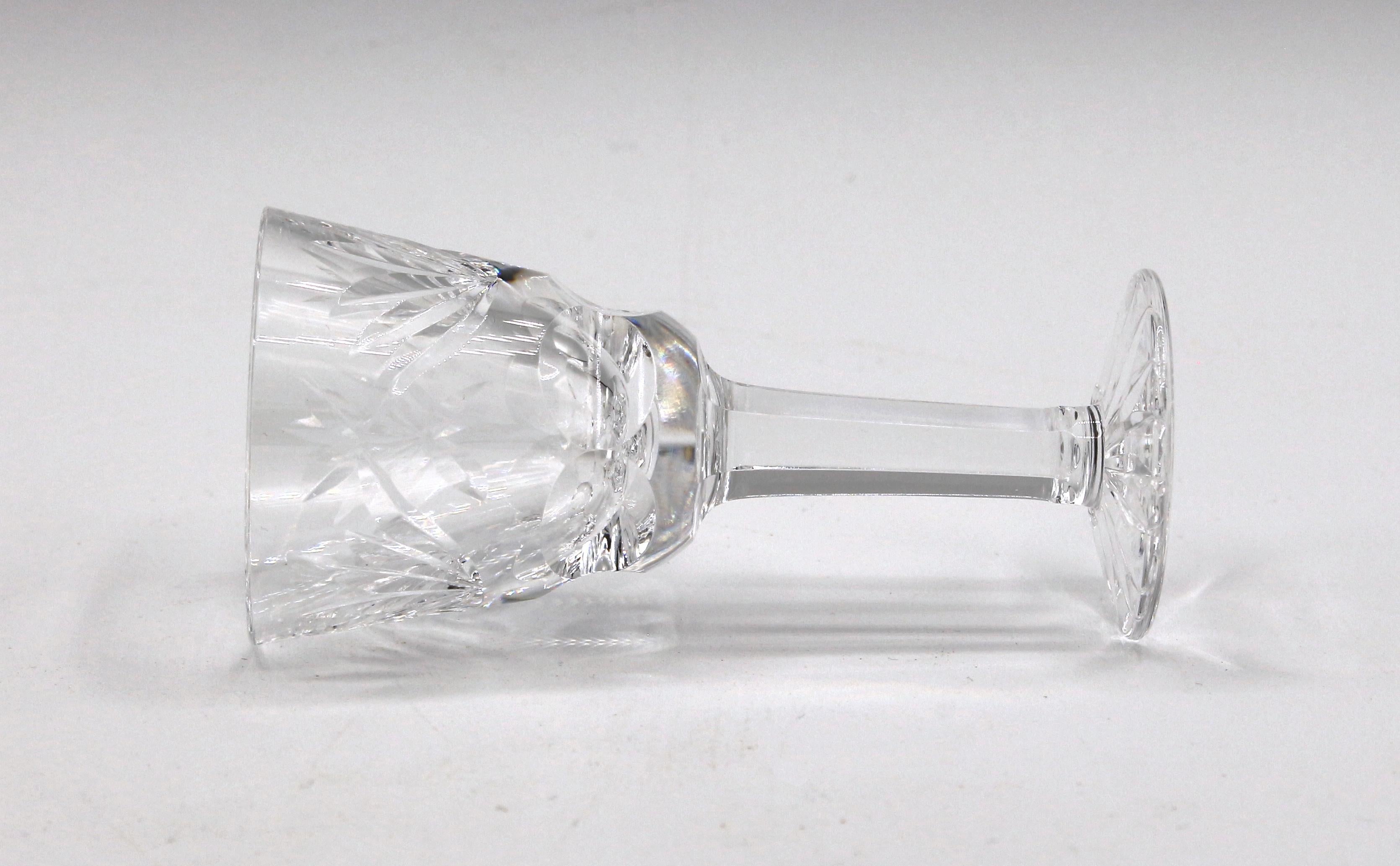 Vintage Ashling by Waterford Crystal Cordials, Set of 12 In Good Condition In Chapel Hill, NC