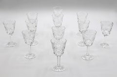 Cendriers vintage en acier de Waterford Crystal, lot de 12