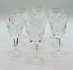 Vintage Ashling by Waterford White Wine Glasses, Set of 10