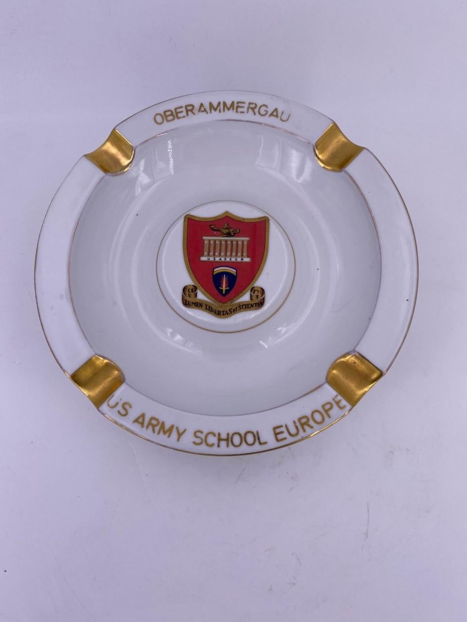 Tedesco Posacenere vintage US Oberammergau US Army School in vendita
