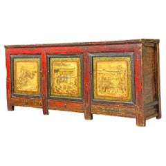 Vintage Asian 1920s Gansu Credenza