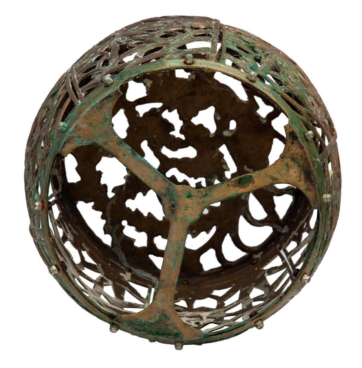 20th Century Vintage Asian Brass Stool/ Drum Table