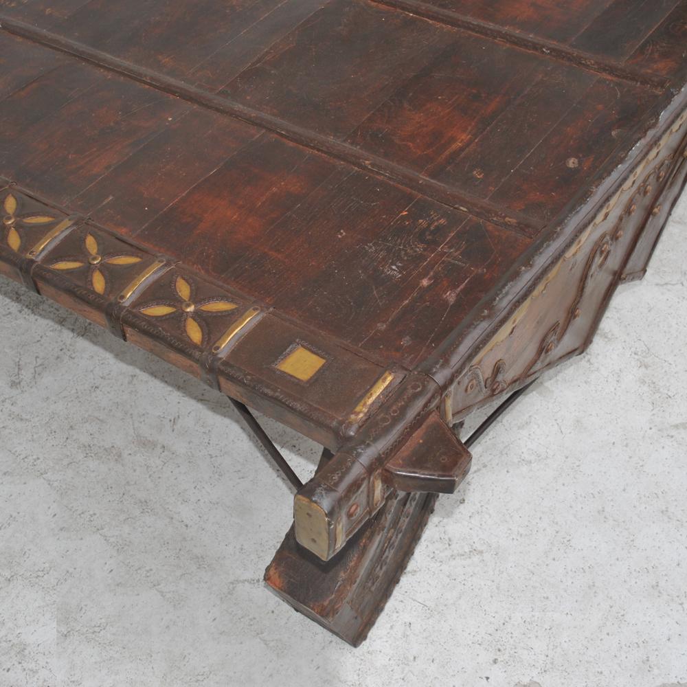 Vintage Asian Bullock Cart Coffee Table 1