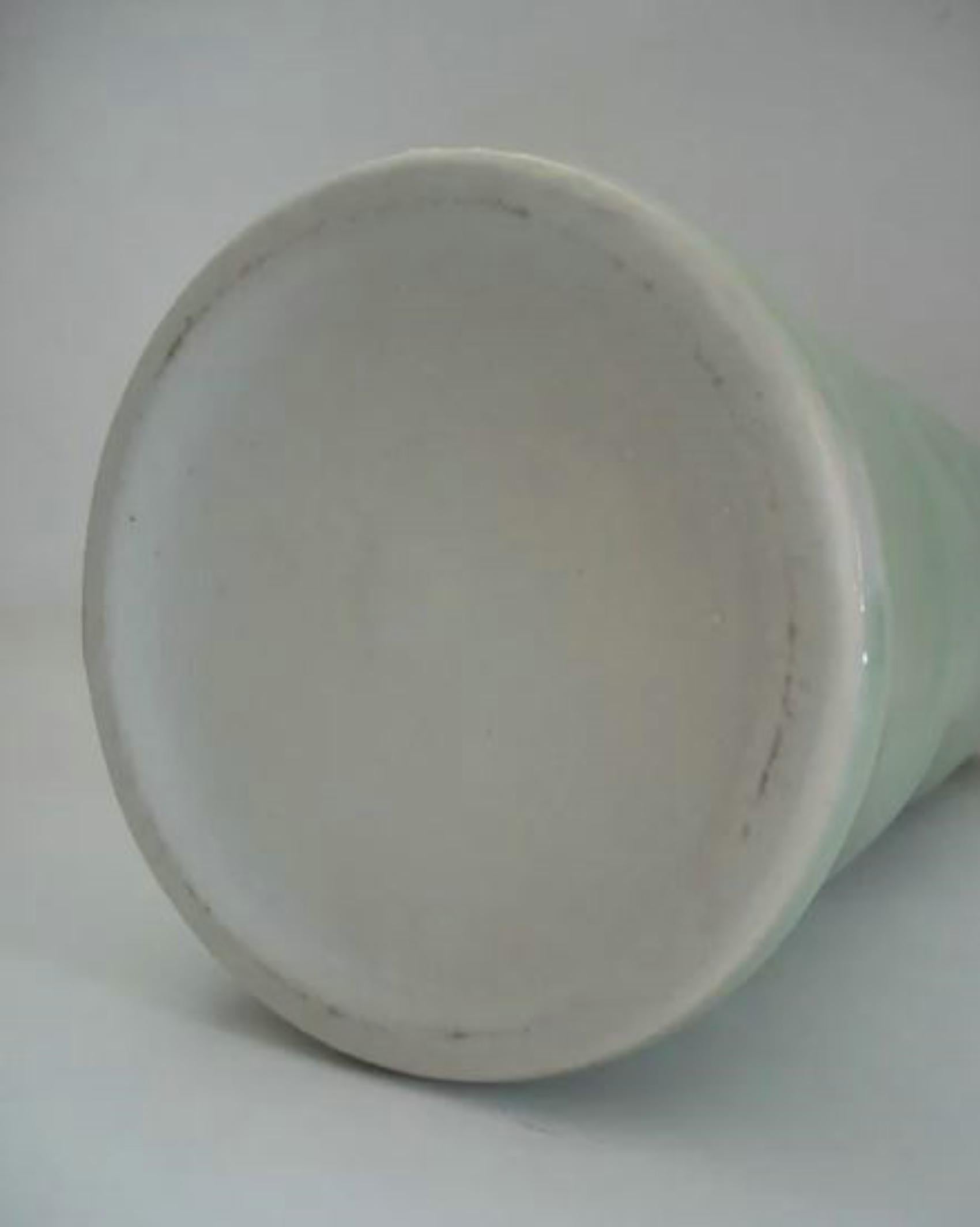 Vintage Asian Celadon Glazed Vase, Bamboo Form, Unsigned, Mid 20th Century For Sale 5